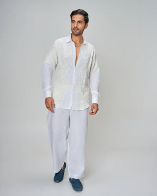 Ivory Mirage Linen Shirt