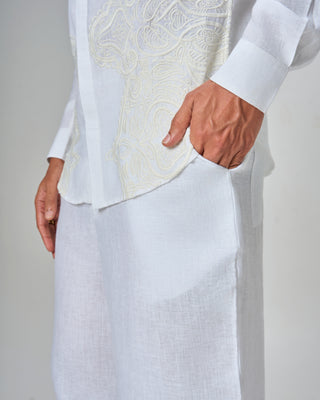 Ivory Mirage Linen Shirt