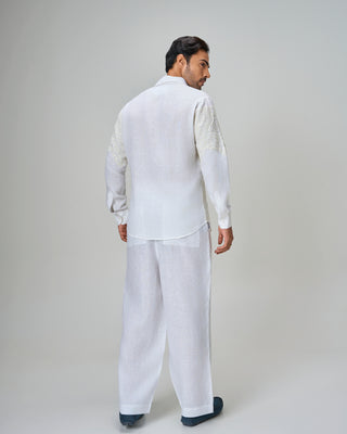 Ivory Mirage Linen Shirt