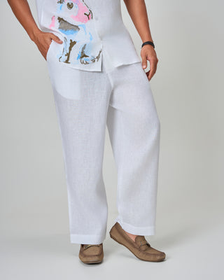 Short-Sleeve Artisan Linen