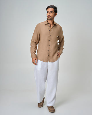 Natural Earth Linen Shirt