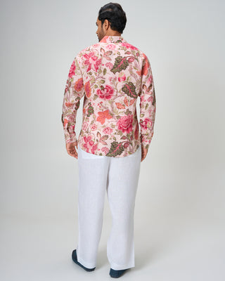 The Rose Garden Linen Shirt