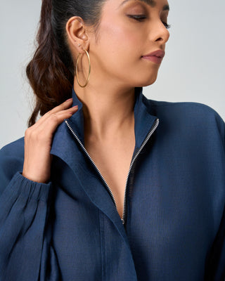 The Zip-Up Slouch Tunic