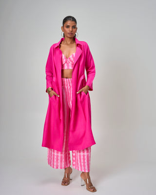 The Fuchsia overcoat