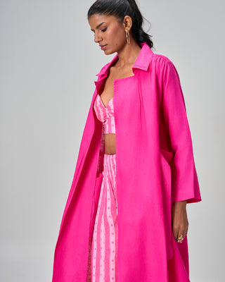 The Fuchsia overcoat