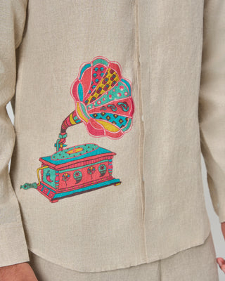 The "Rhythm" Gramophone Linen Set