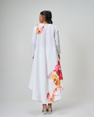 The "Waterlily Bloom" Asymmetrical Linen Set